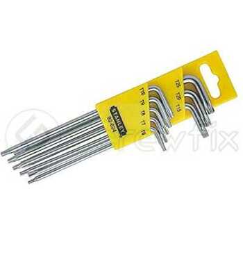 8PC,LONG L-TYPE TAMPERPROOF TORX, HEXKEY