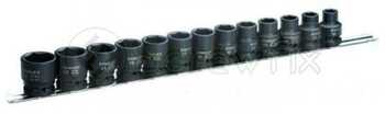 1/2 Std Impact Socket Set (13pcs) 10-11-12-13-14-15-16-17