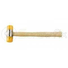 SOFT FACE HAMMER W/WOOD HANDLE, 22MM