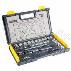 Stanley 24PC 3/8 SQ.DR. 6PT SOCKET SET MET