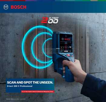 Bosch D-TECT 200 C Professional Wall Scanner