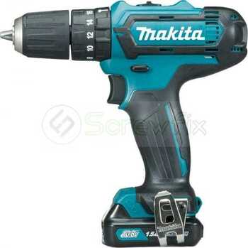 HP331DWAE: 10MM Cordless HAMMER DRIVER DRILL / MASONRY 8MM / 1.1KG