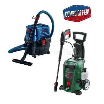 Combo Bosch Pressure Washer & Vacuum Cleaner