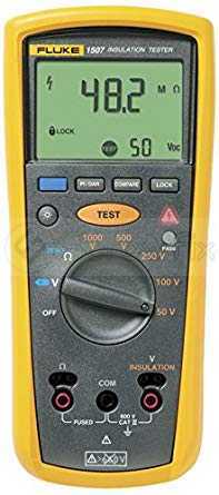 Fluke 1507: 1kV Insulation Tester with PI, DAR - 50V,100,250V,500V, 1000V