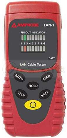 Amprobe LAN-1 LAN Cable Tester with LED Display