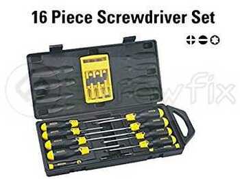 Stanley 16PCS CUSHION GRIP SCREWDRIVER SET