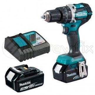 DHP485RFE: 18V Cordless Hammer Driver Drill (Brushless)