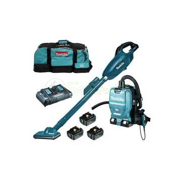 DLX2248PT1: CORDLESS CLEANER DVC260Z + DCL181FZWX + DC18RD + BL1850B x 3 + Tools Bag