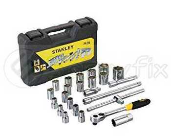 Stanley 24 PCS 1/2 SQ. DRIVE 6 PT SOCKET SET