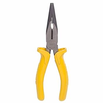 6" LONG NOSE PLIER,SINGLE COLOUR SLEEVEE