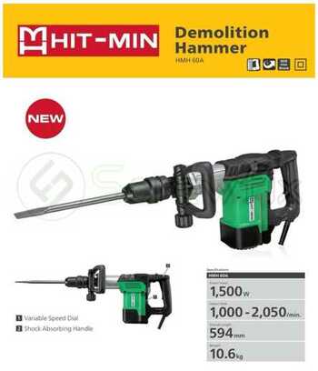 HMH 60A HITMIN Demolition Hammer 10Kg