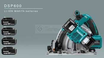 Makita DSP600Z - 18V Li ion 165mm Plunge Cut Saw / BL Motor / Max 56mm