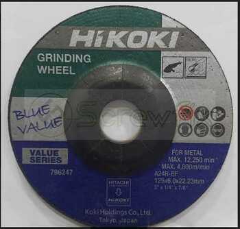 5 inch Grinding Wheel (Metal)- Blue Value